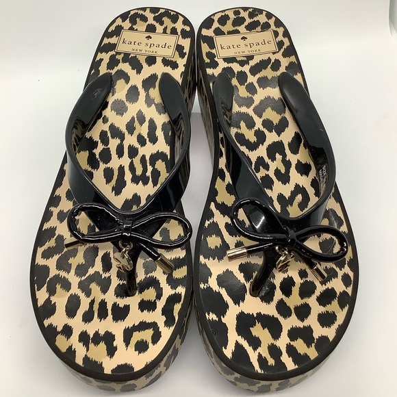 kate spade Shoes - KATE SPADE ♠️ NEW YORK PLATFORM LEOPARD SANDAL
